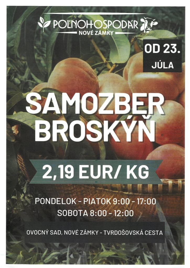 Samozber broskýň